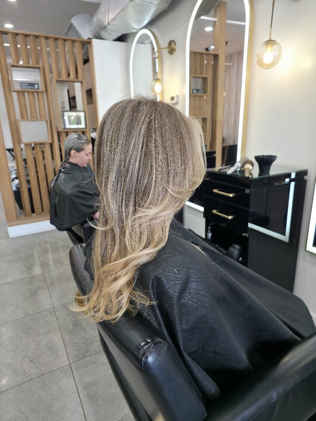 Keratin & Smoothing result at Scissors by Fabio's Hair & Color Studio in East Norwich