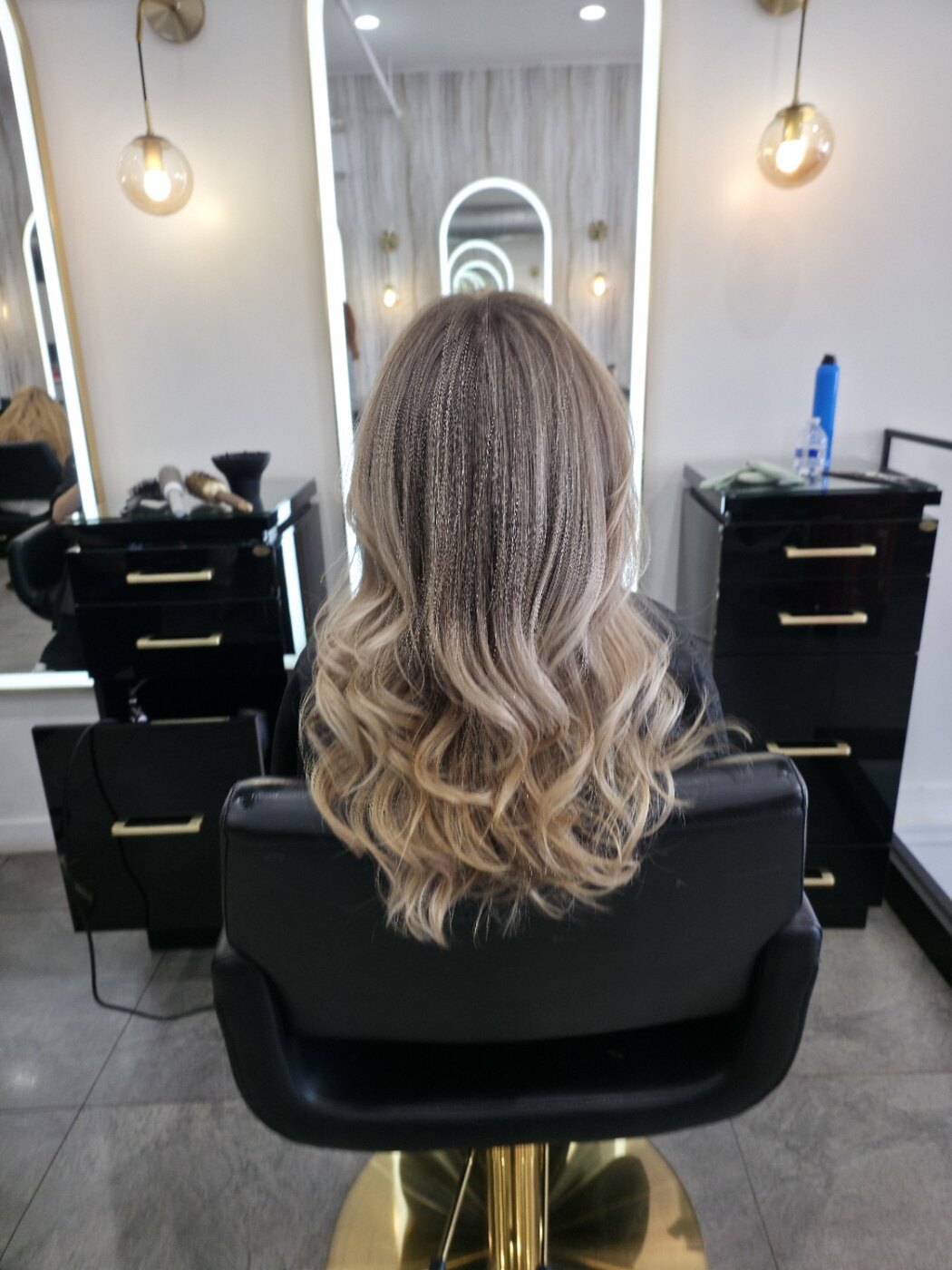 Color Correction result at Scissors by Fabio's Hair & Color Studio in East Norwich